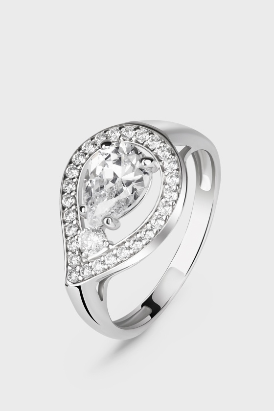 Серебряное кольцо с фианитами Балет <span>ПДК93</span>