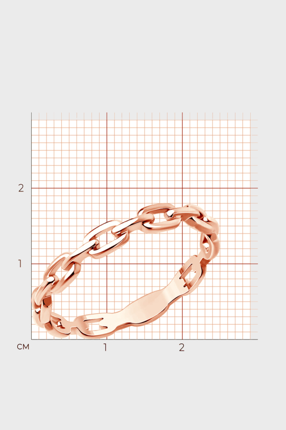 Кольцо из красного золота <span>Кз701</span>