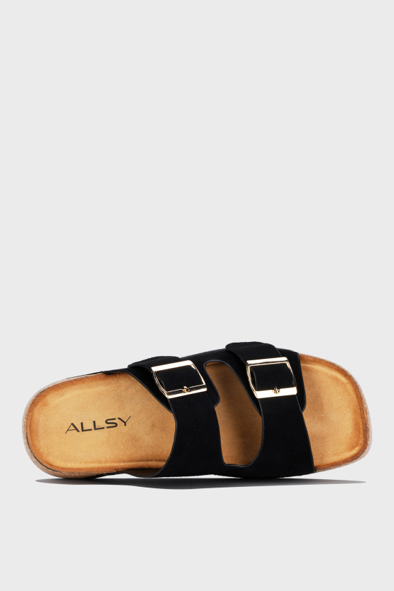 Шлепанцы женские черные Allsy <span>AL2462_01</span>
