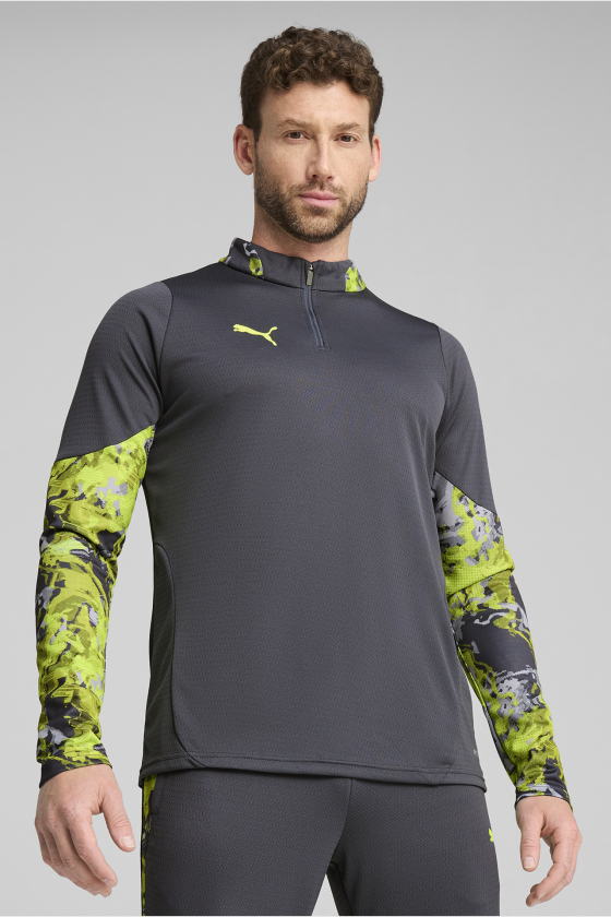 Лонгслів чоловічий PUMA individualCUP Quarter-Zip Football Top Men <span>65989508</span>